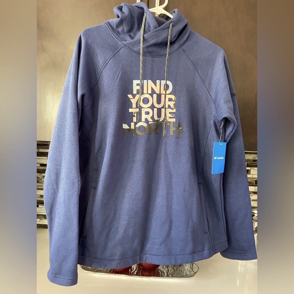 Columbia Blue 'Find Your True North' Pullover Hoodie